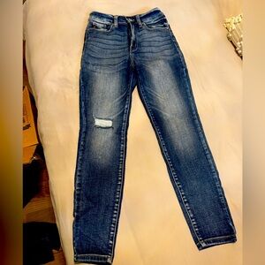 Kancan skinny, petite jeans - casual ripped jeans. New condition